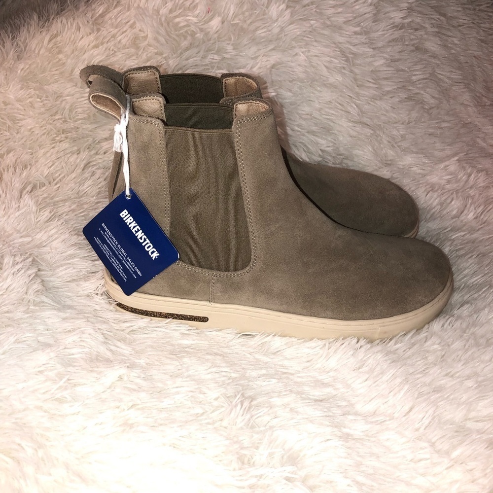 Birkenstock Beige Slip-On Footwear NWT size 37 6-6.5 - Picture 3 of 15